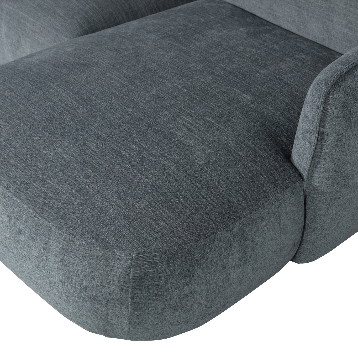POLLY CHAISE LONGUE RECHTS BLAU/GRUN