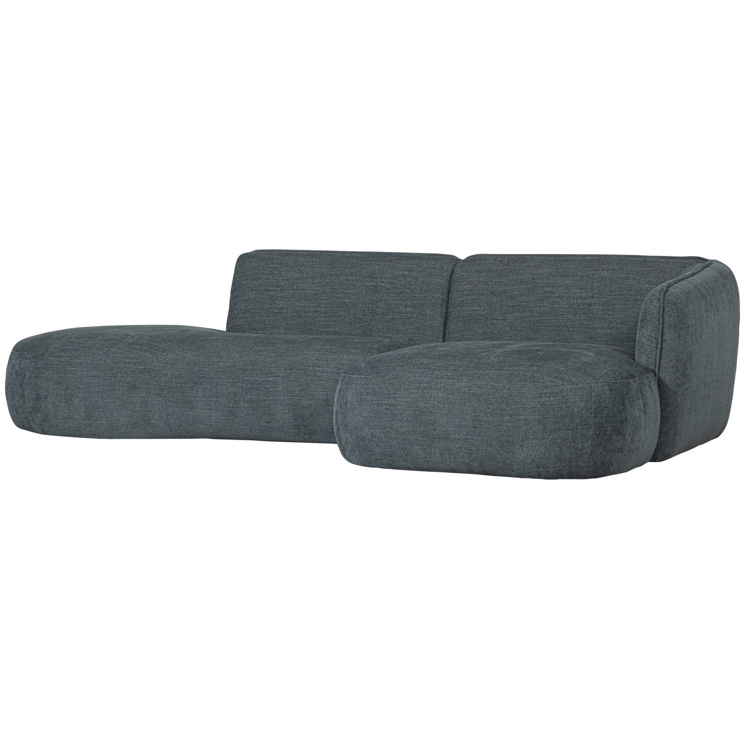 POLLY CHAISE LONGUE RECHTS BLAU/GRUN