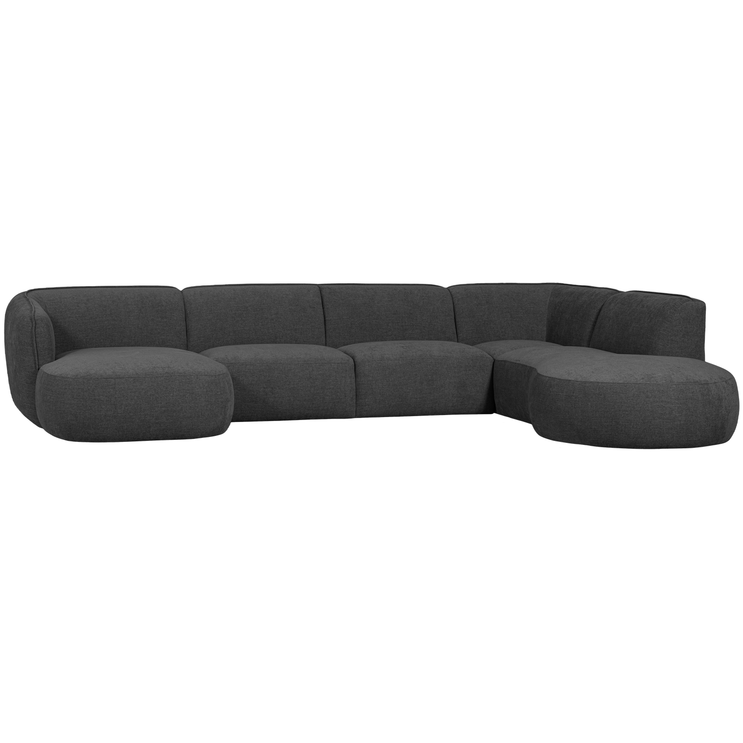 POLLY SOFA U-FORMIG RECHTS GRAU