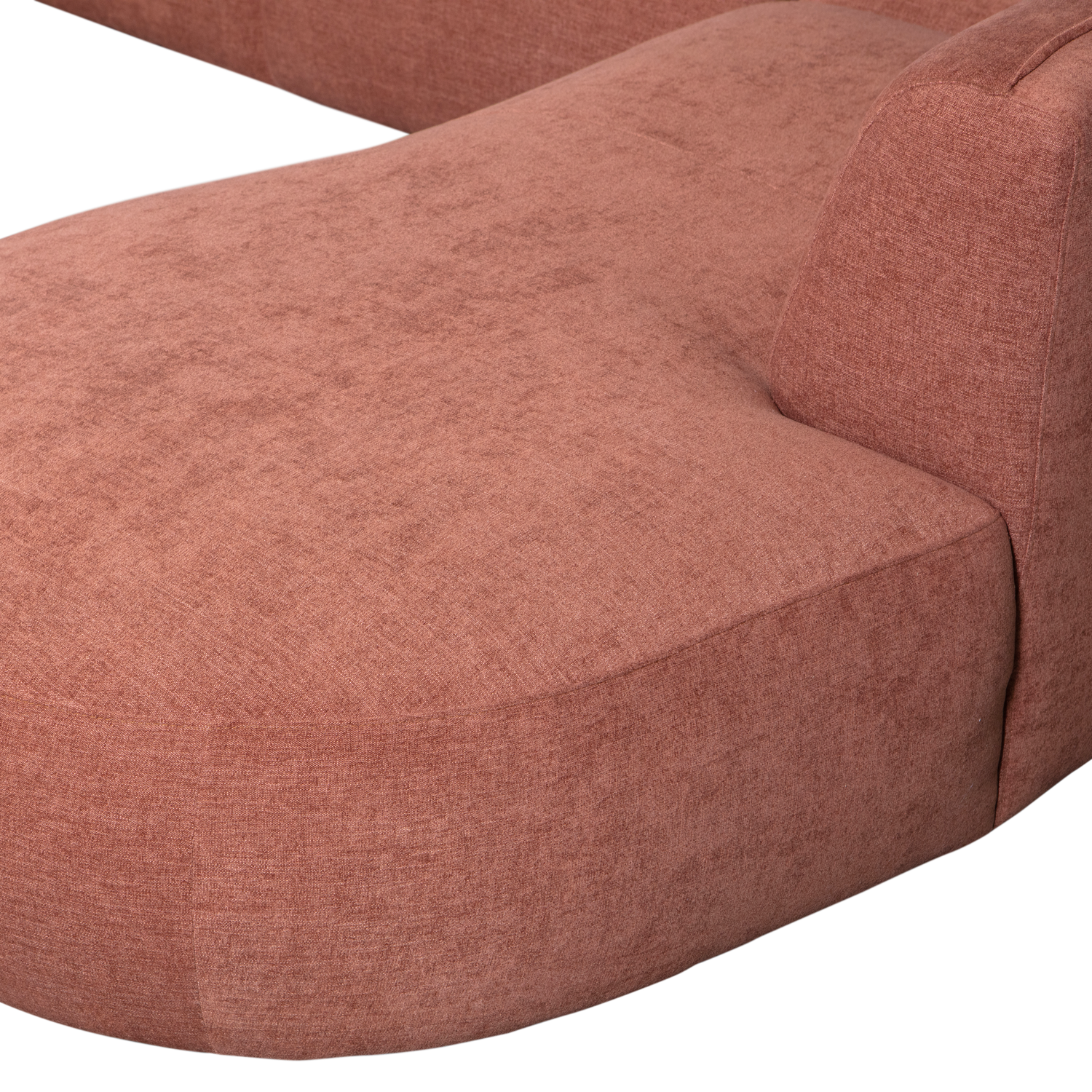 POLLY SOFA U-FORMIG RECHTS ROSA