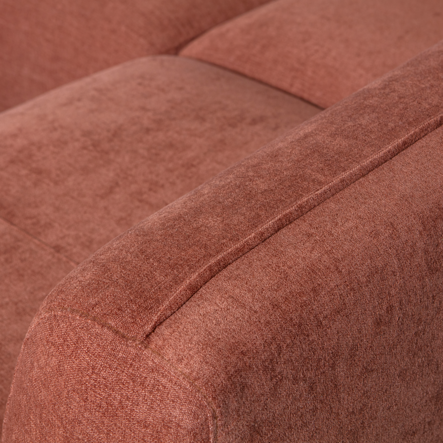 POLLY SOFA U-FORMIG RECHTS ROSA