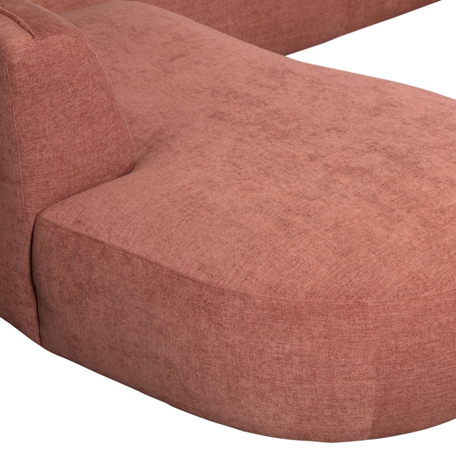 POLLY SOFA U-FORMIG LINKS ROSA