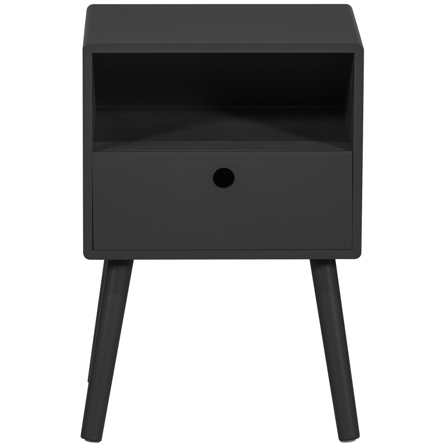 OZZY NACHTTISCH HOLZ SCHWARZ