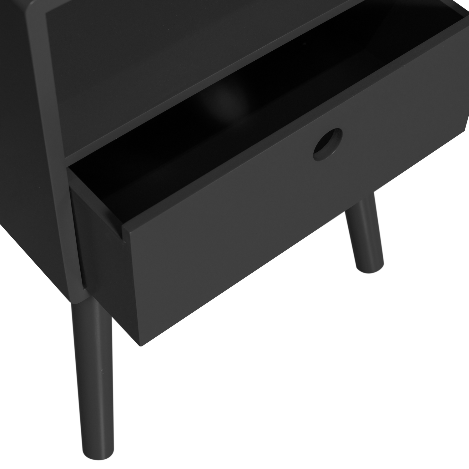 OZZY NACHTTISCH HOLZ SCHWARZ