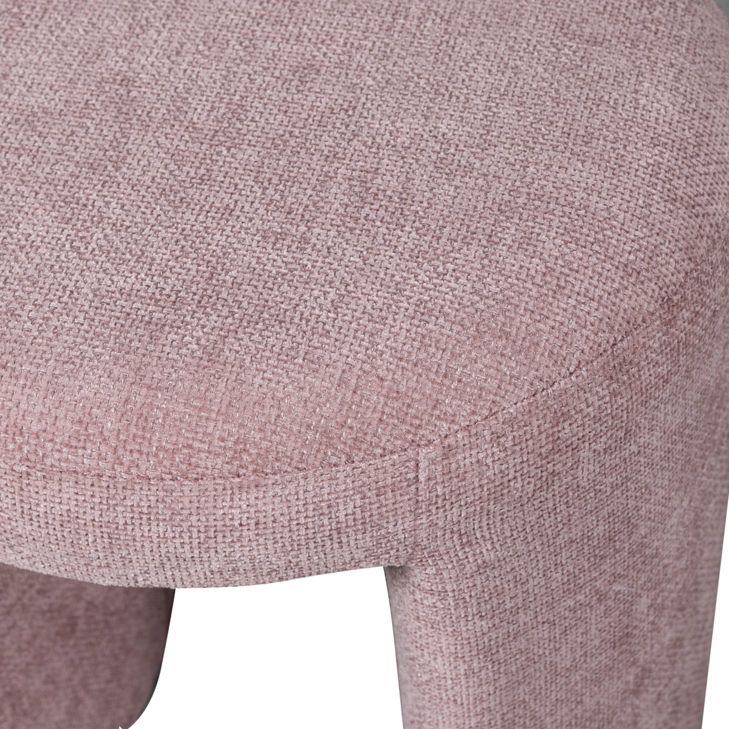 CHARLIE GEPOLSTERTER HOCKER BLUSH