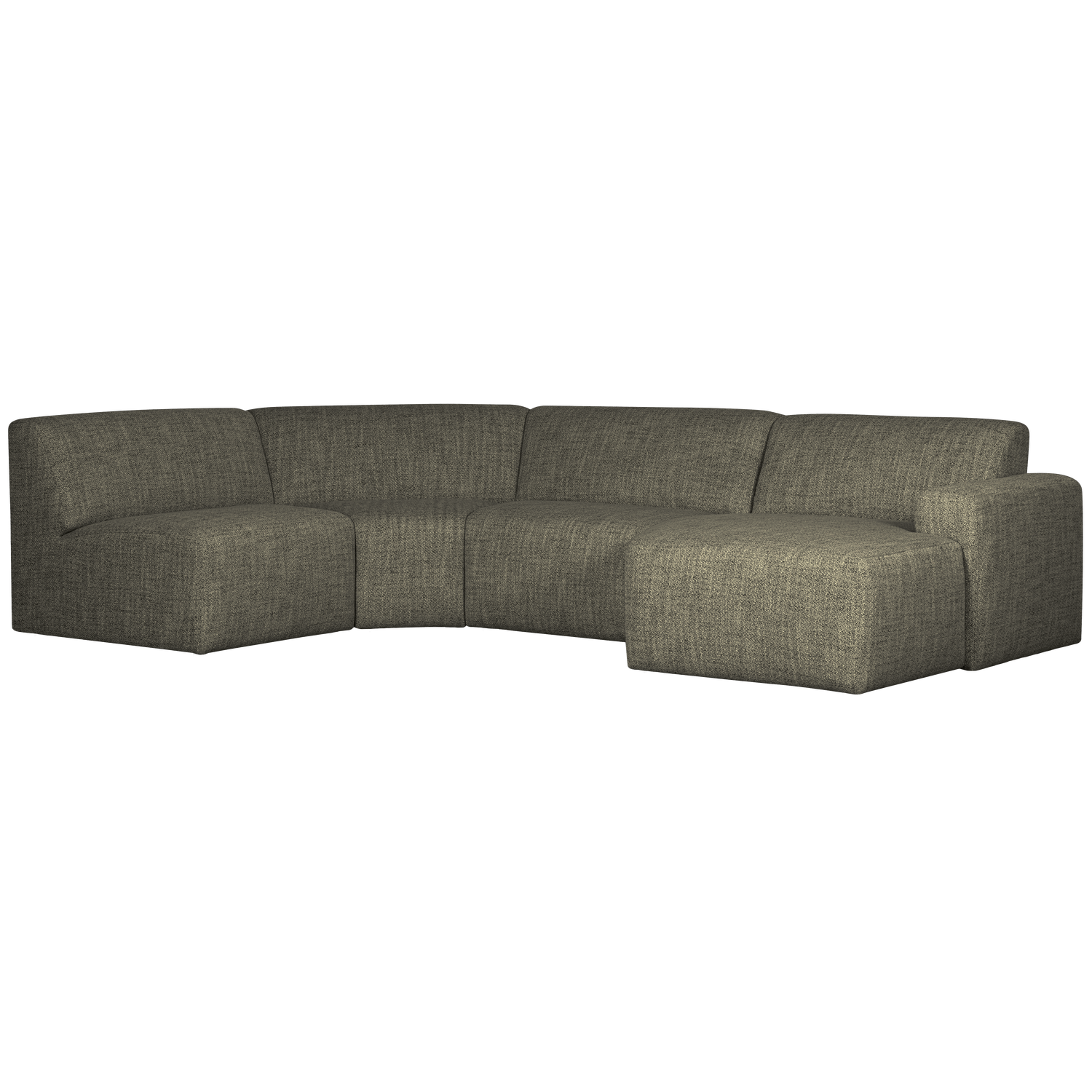 AVELON U-SOFA GRUN MELANGE