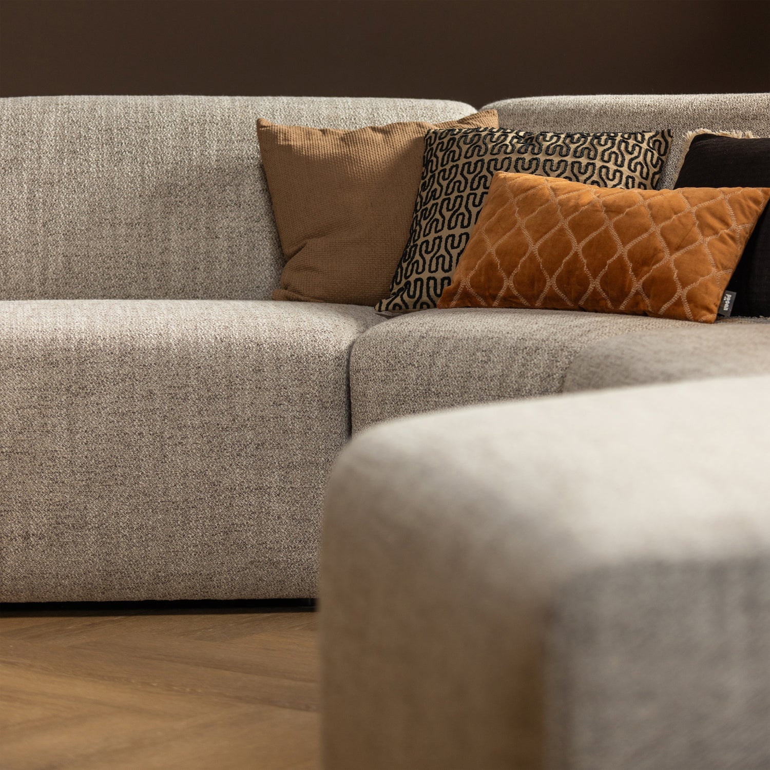 AVELON U-SOFA NATUR MELANGE