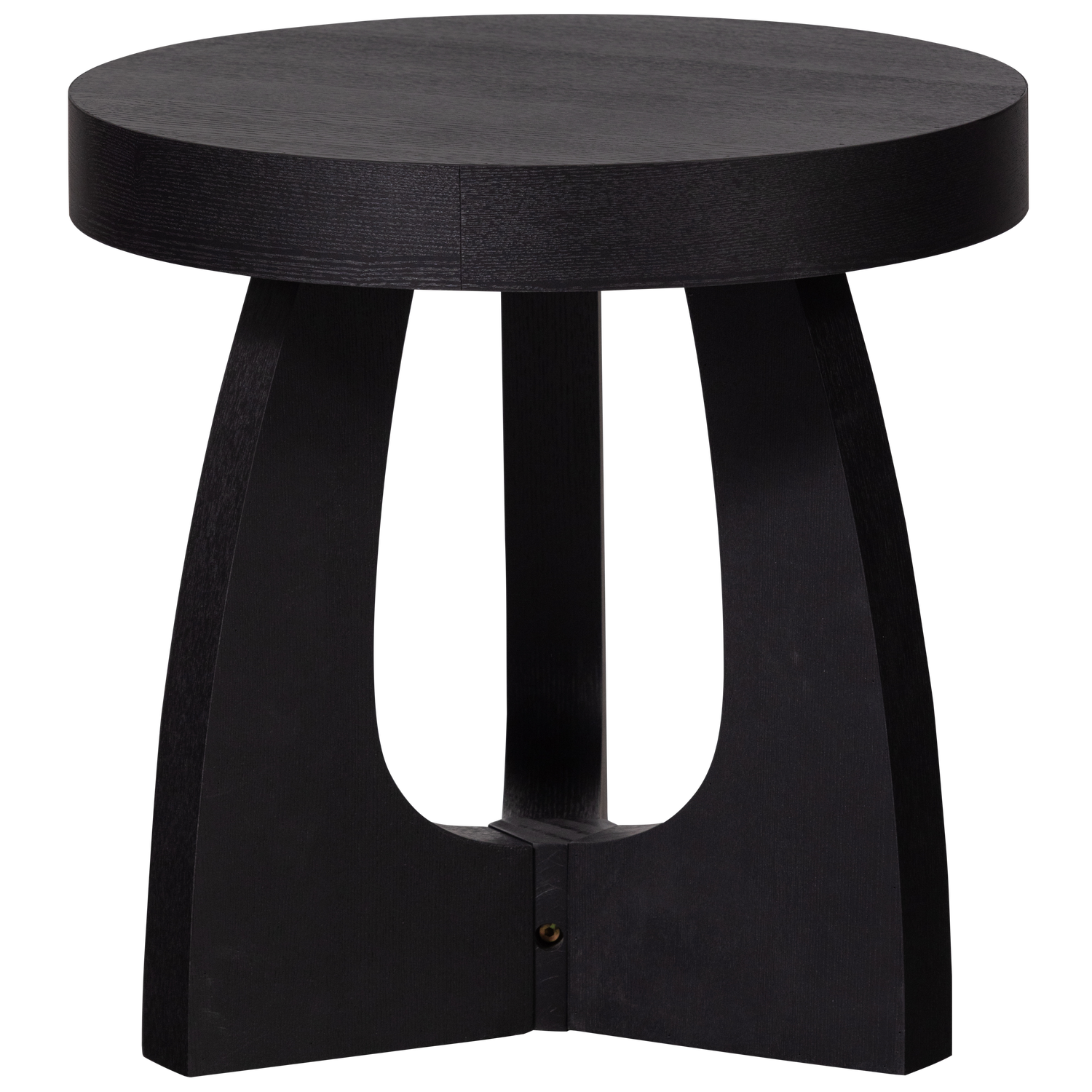 TALA BEISTELLTISCH MDF FURNIER SCHWARZ 45xO45CM
