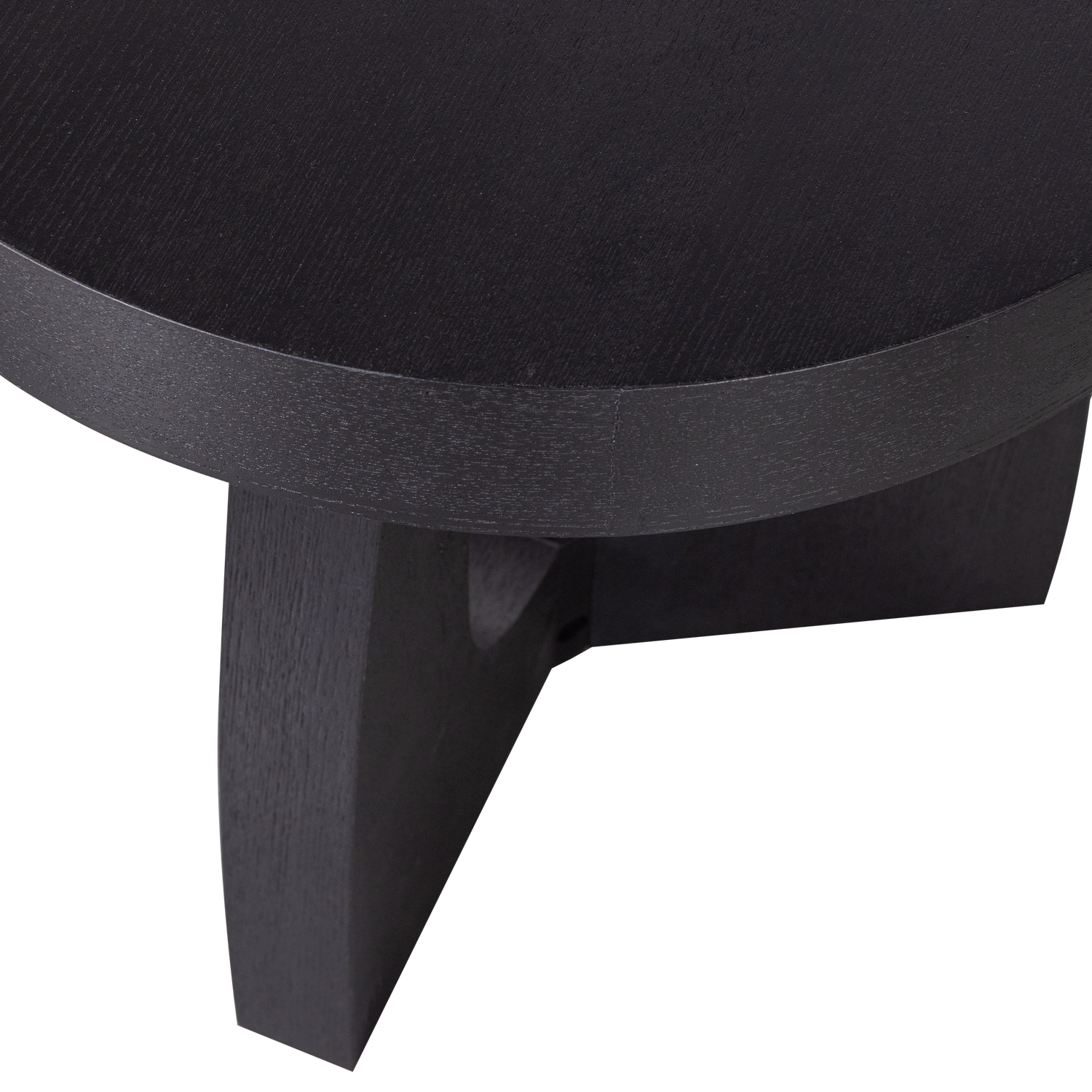 TALA BEISTELLTISCH MDF FURNIER SCHWARZ 45xO45CM