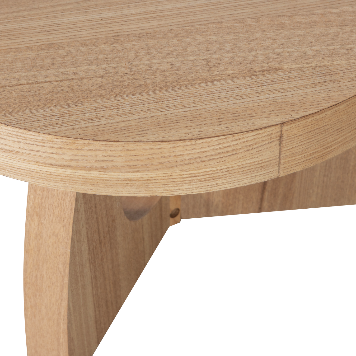 TALA BEISTELLTISCH MDF FURNIER NATUR 35xO55CM