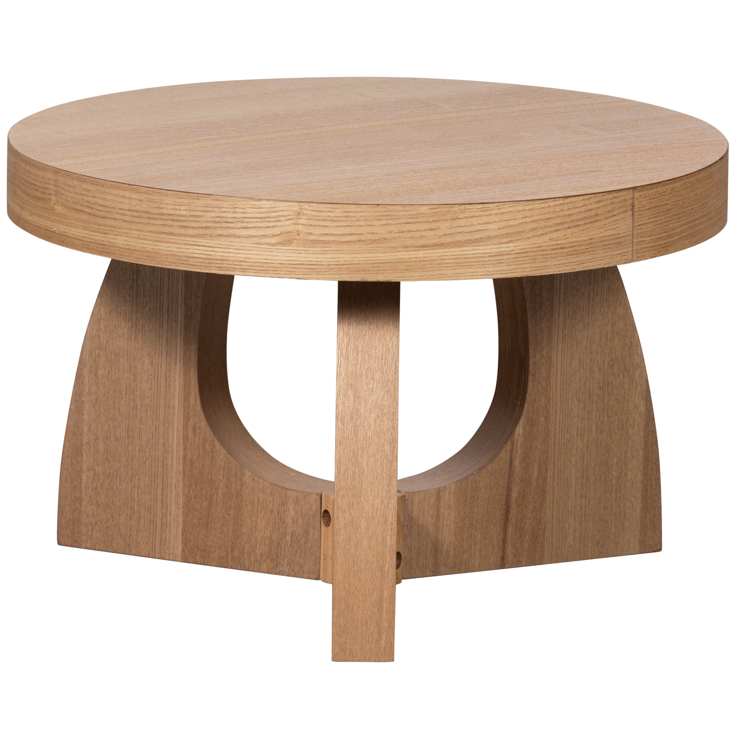 TALA BEISTELLTISCH MDF FURNIER NATUR 35xO55CM