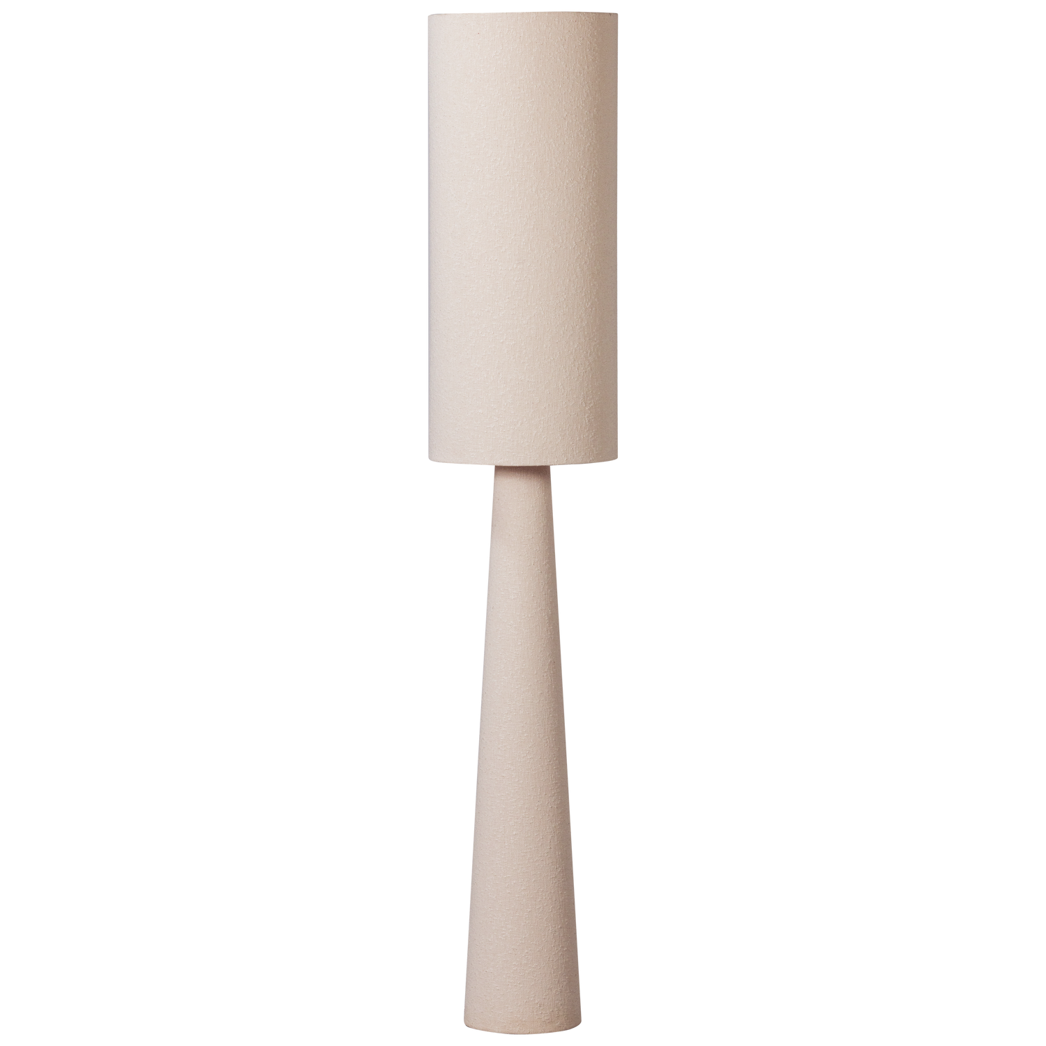 LOFT STEHLAMPE XL METALL/BOUCLE NATUR 187xO35CM