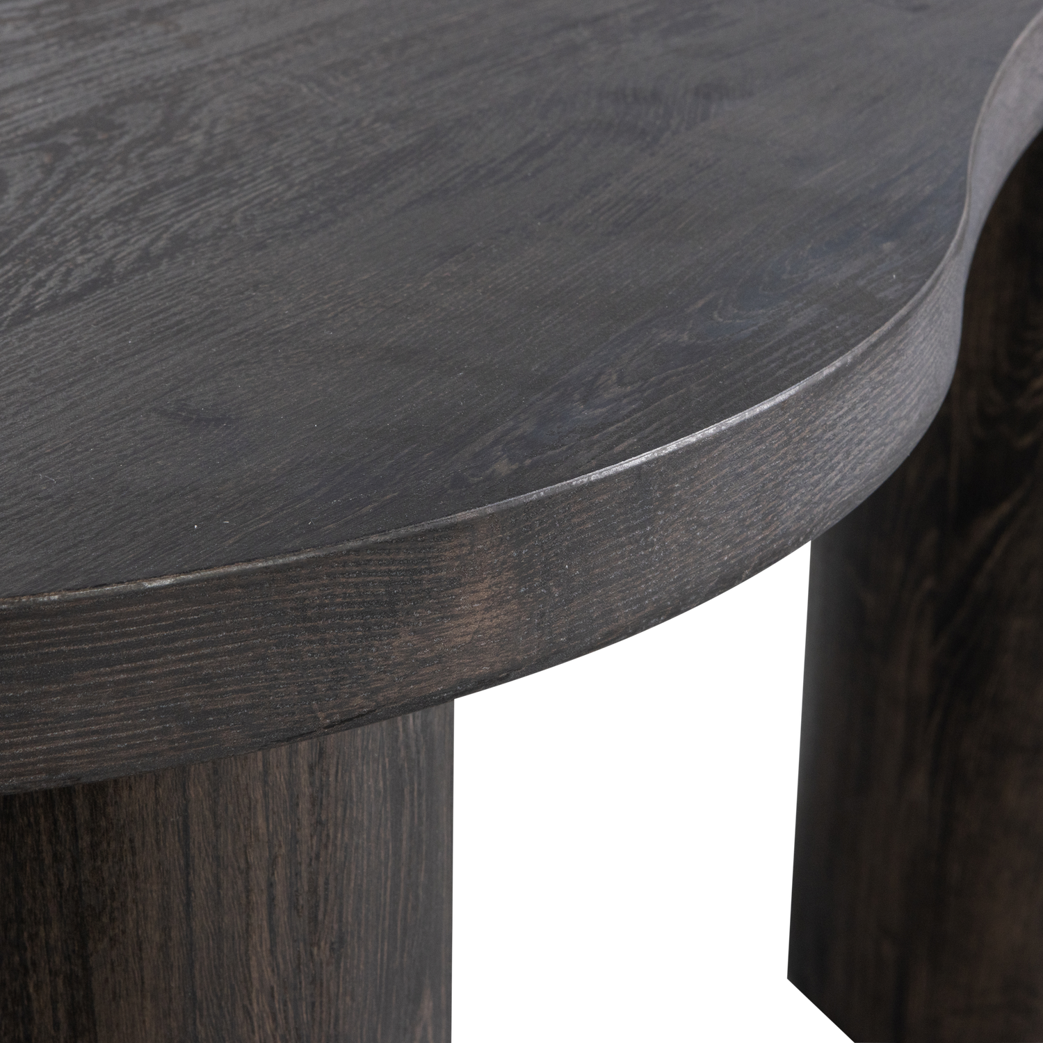 MAAN ORGANIC BEISTELLTISCH/SCHREIBTISCH MDF DUNKELBRAUN