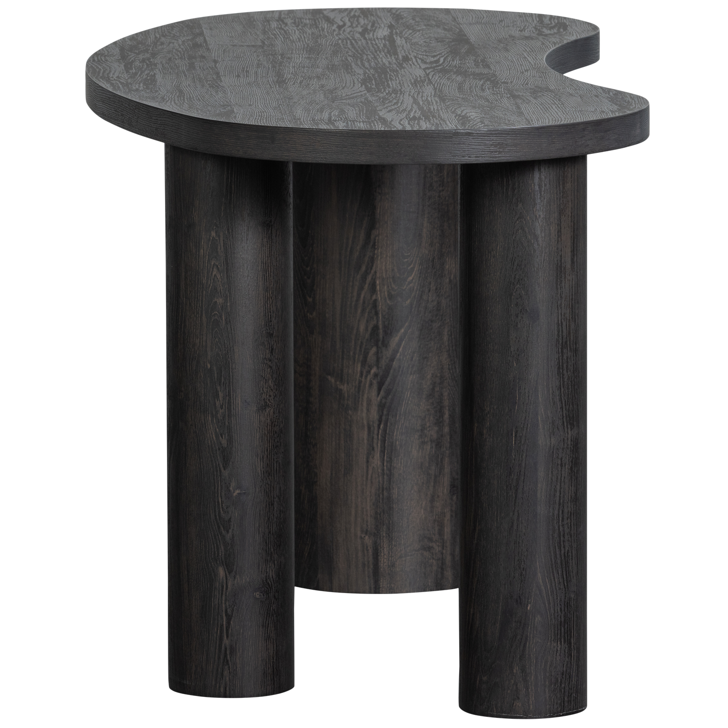 MAAN ORGANIC BEISTELLTISCH/SCHREIBTISCH MDF DUNKELBRAUN