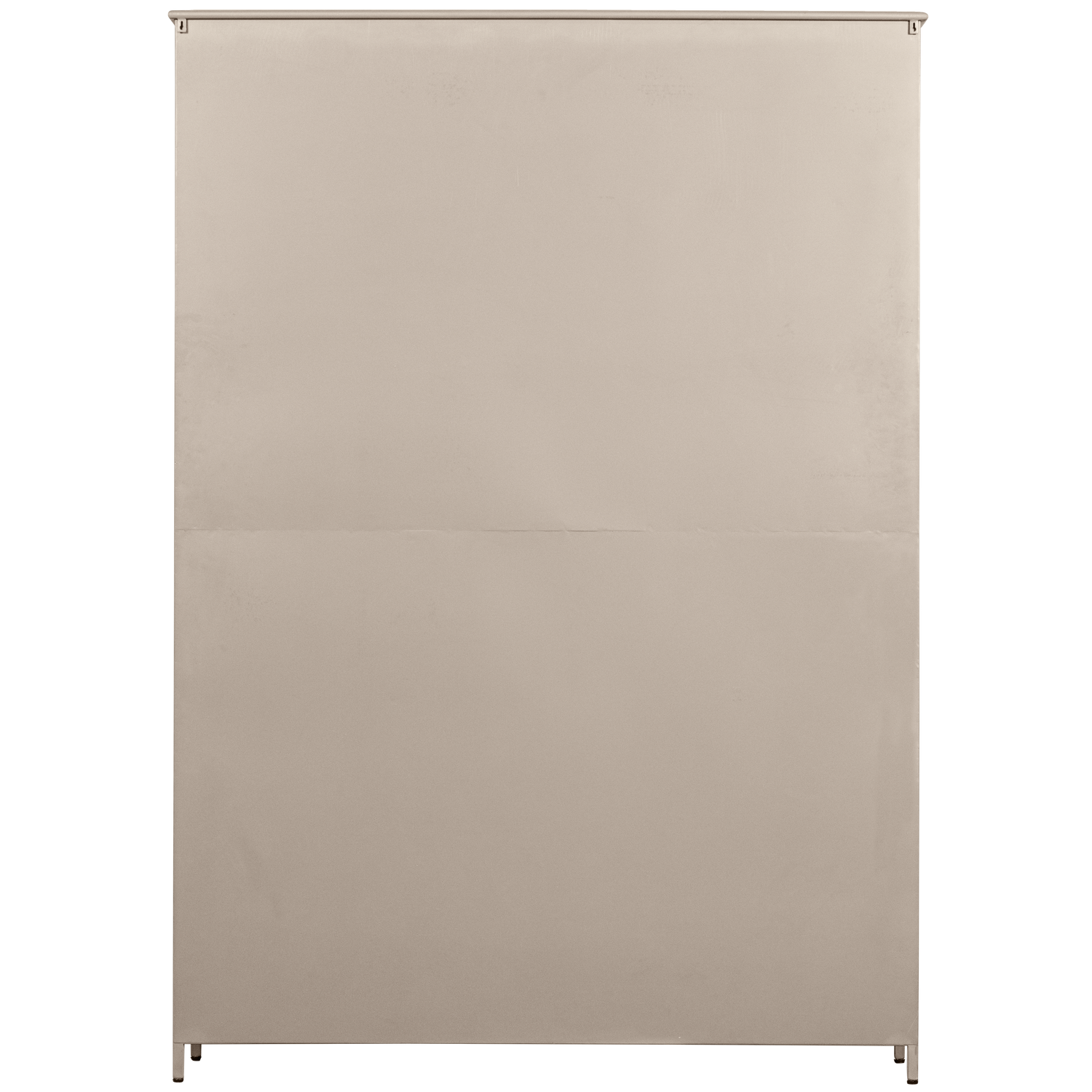 EXHIBIT XL 3-TURIG VITRINE SCHRANK METALL SAND 200x140x40 cm
