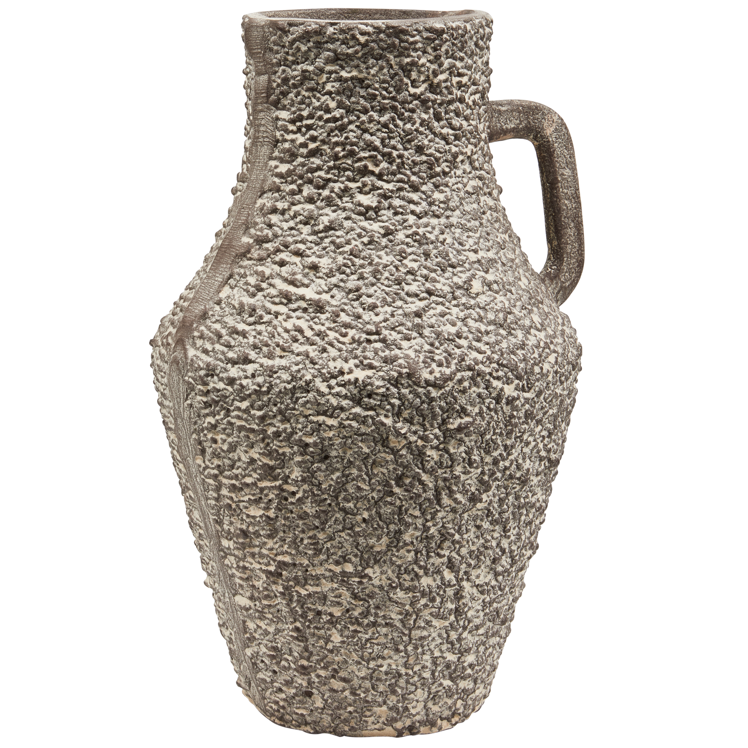 TABIA VASE ALUMINIUM DUNKEL BRAUN