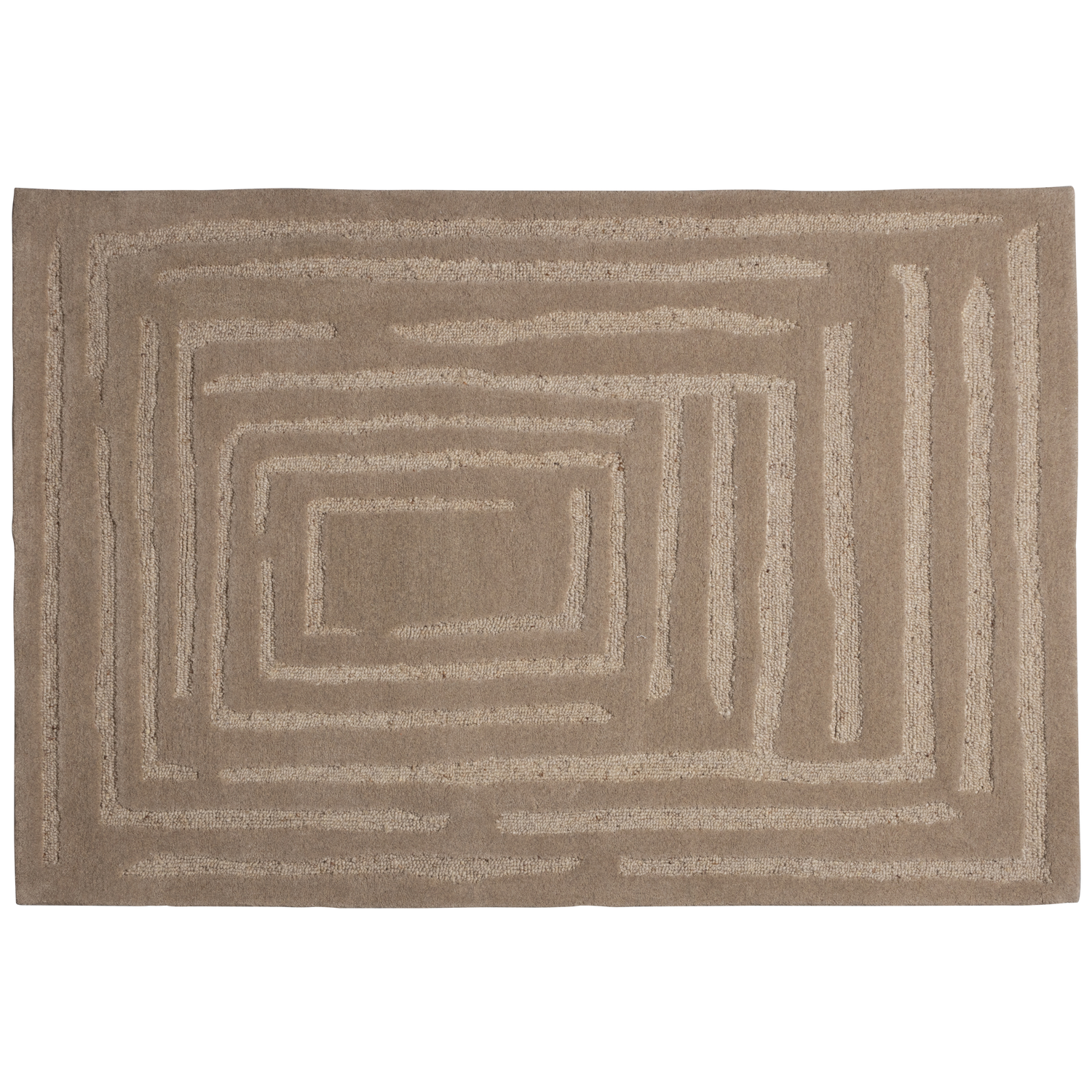ALICIA TEPPICH WOLLE SAND 170x240CM