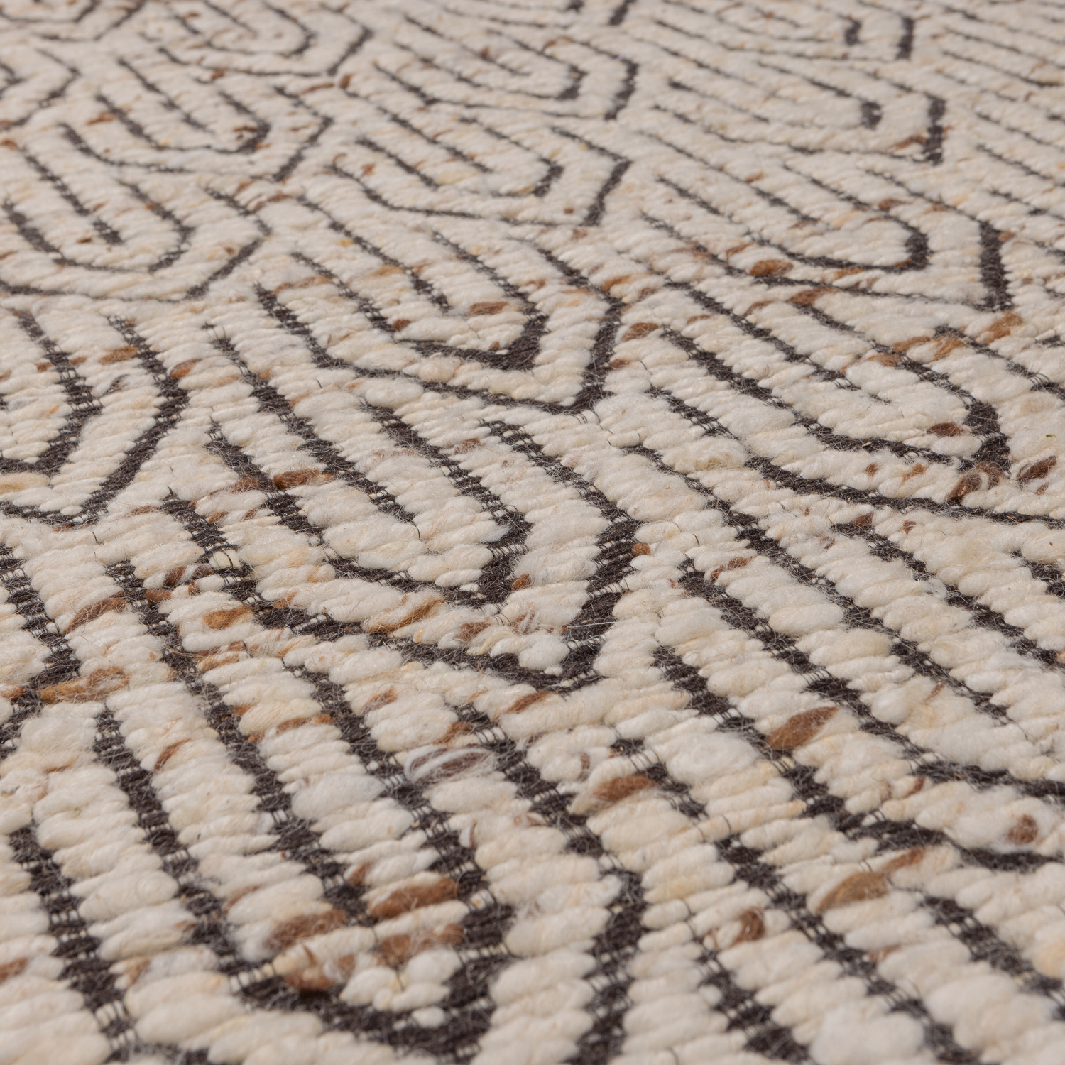 JOSLIN TEPPICH WOLLE NATURLICHE MELANGE 170x240CM
