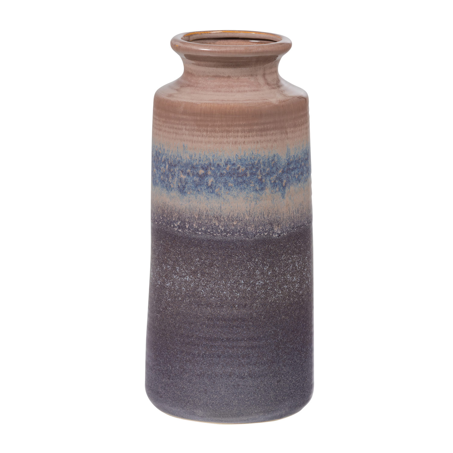 DECENNIA XL VASE KERAMIK GRAU/BLAU 38xO17 CM