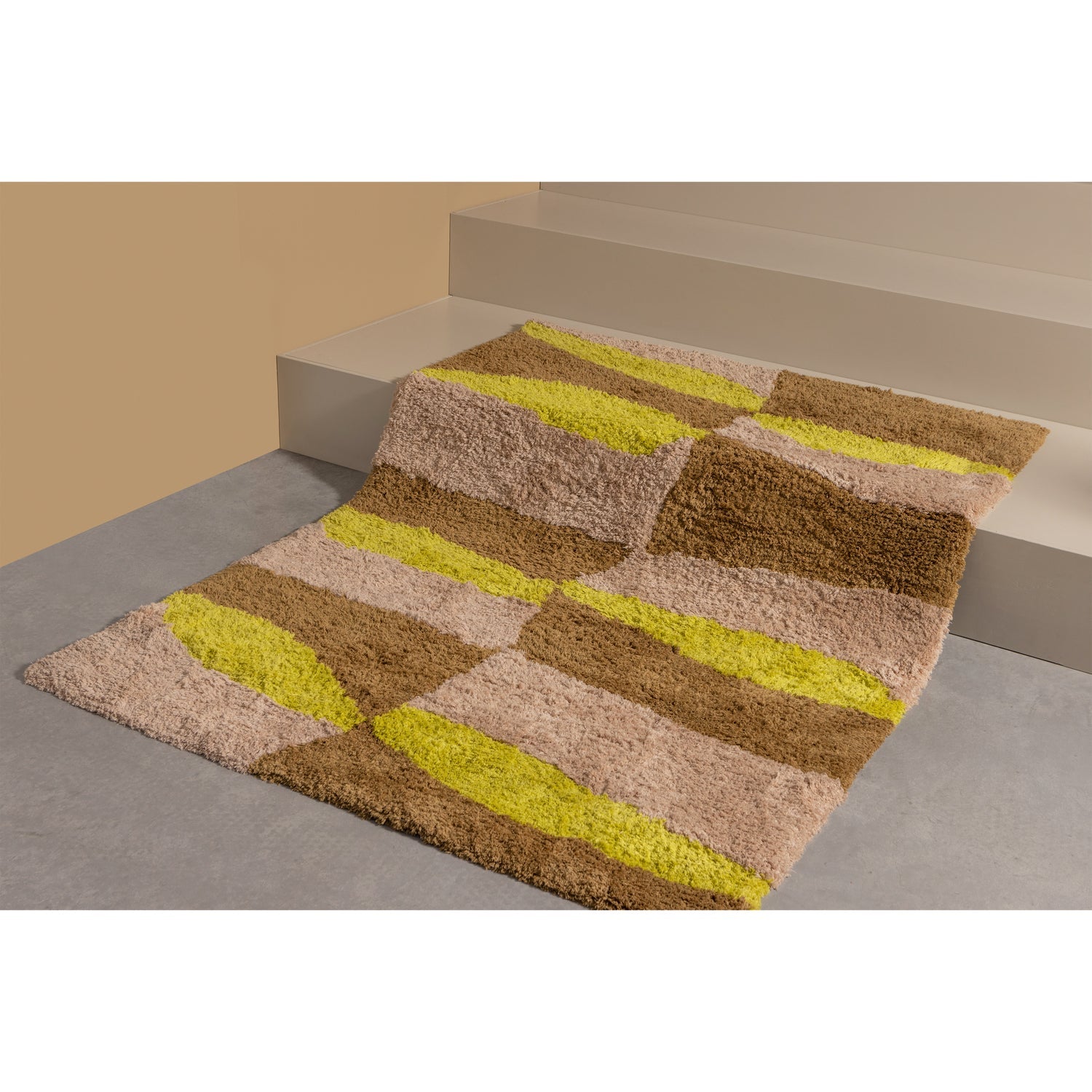 MUSA TEPPICH GRAFIK DESIGN NATUR/GELB 170x240CM