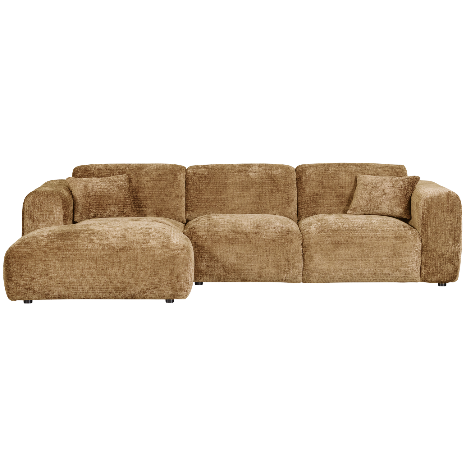 CLOUD CHAISELONGUE LINKS GEWEBTE CHENILLE HONIGGELB