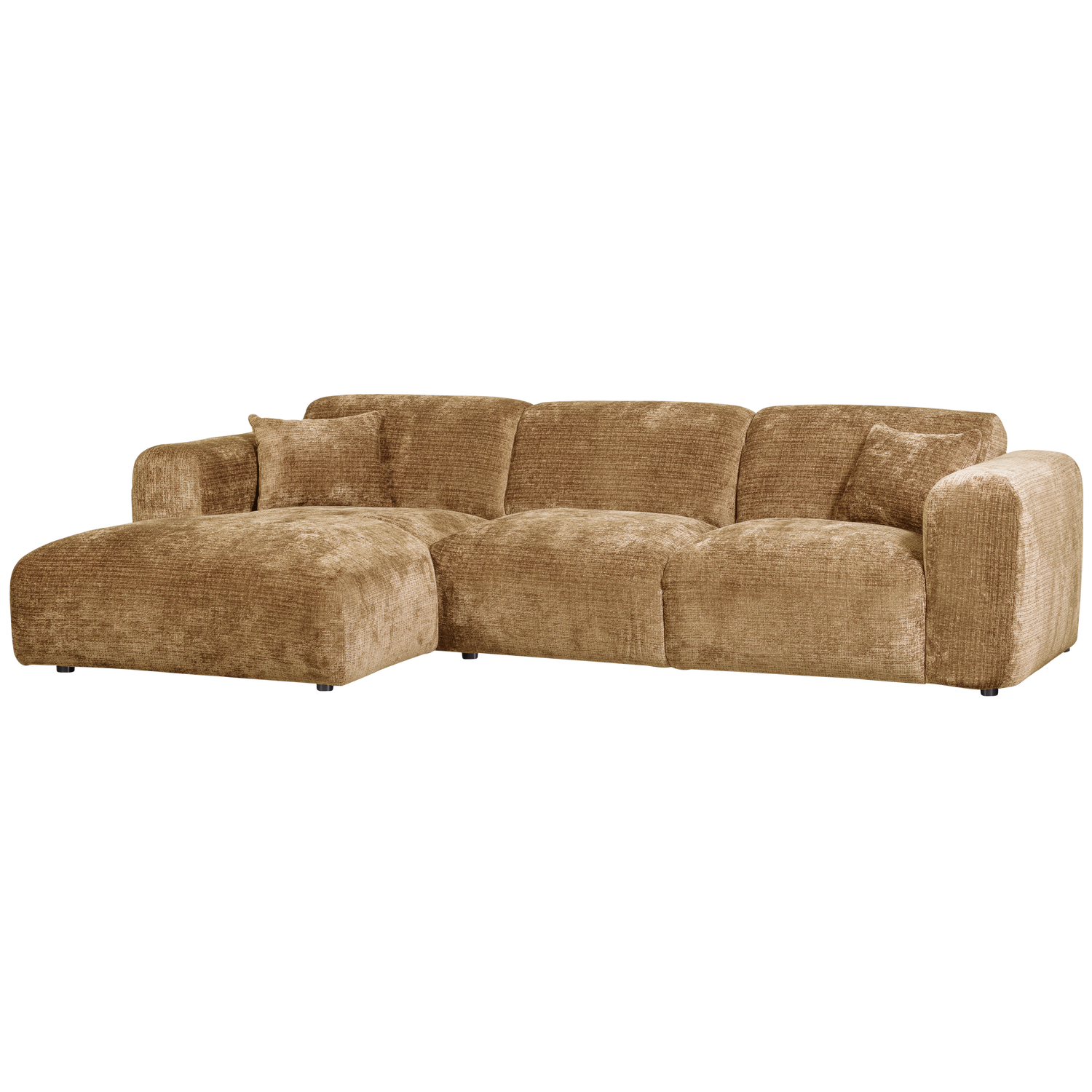 CLOUD CHAISELONGUE LINKS GEWEBTE CHENILLE HONIGGELB