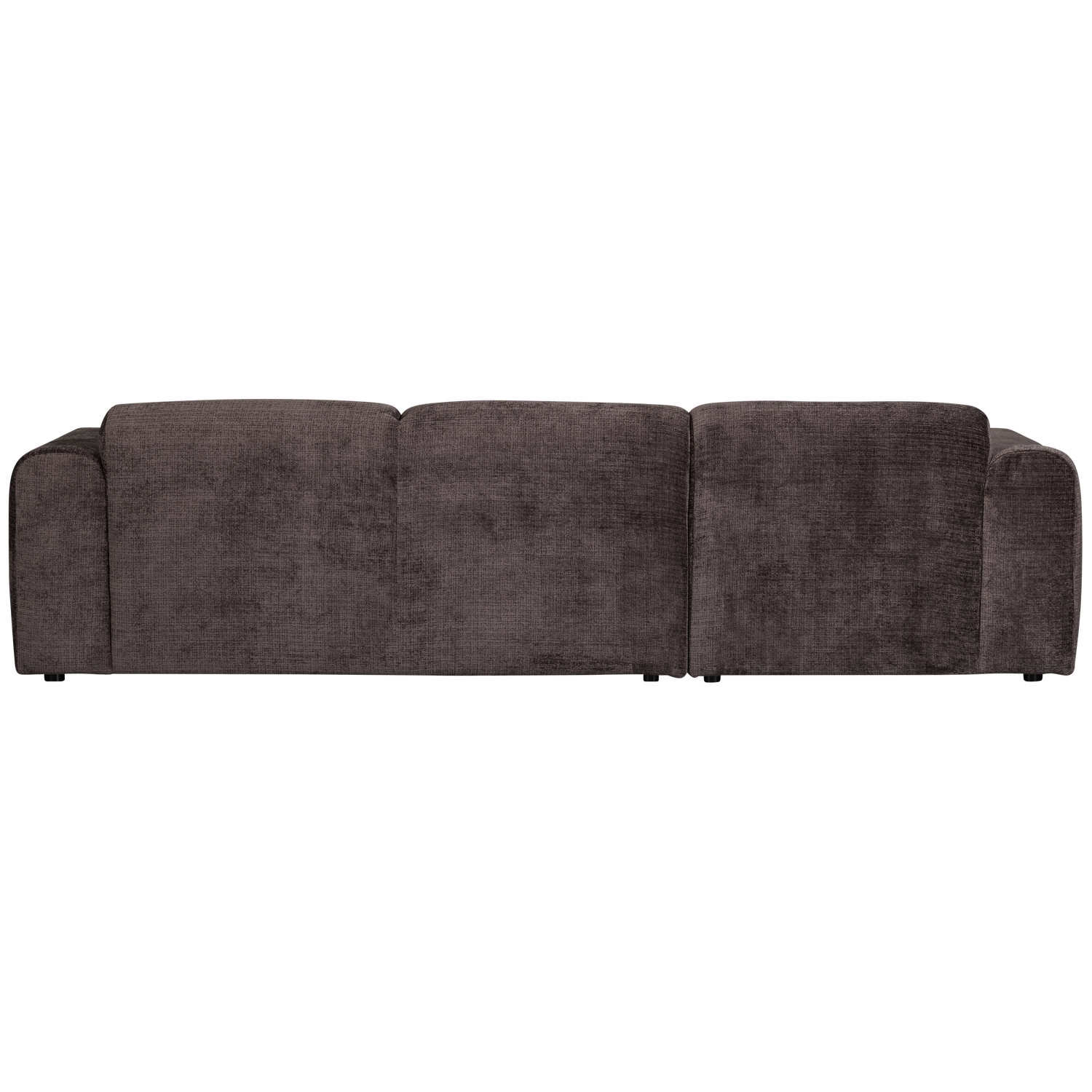 CLOUD CHAISELONGUE LINKS GEWEBTE CHENILLE WARMES BRAUN