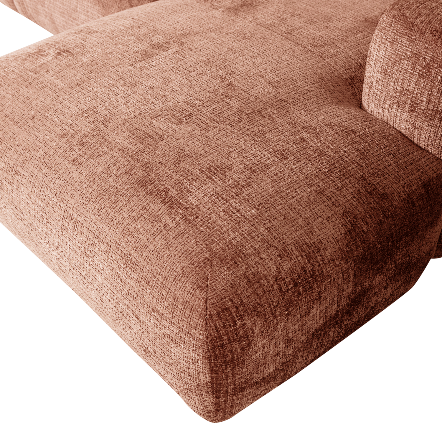 CLOUD CHAISELONGUE RECHTS GEWEBTE CHENILLE TERRA
