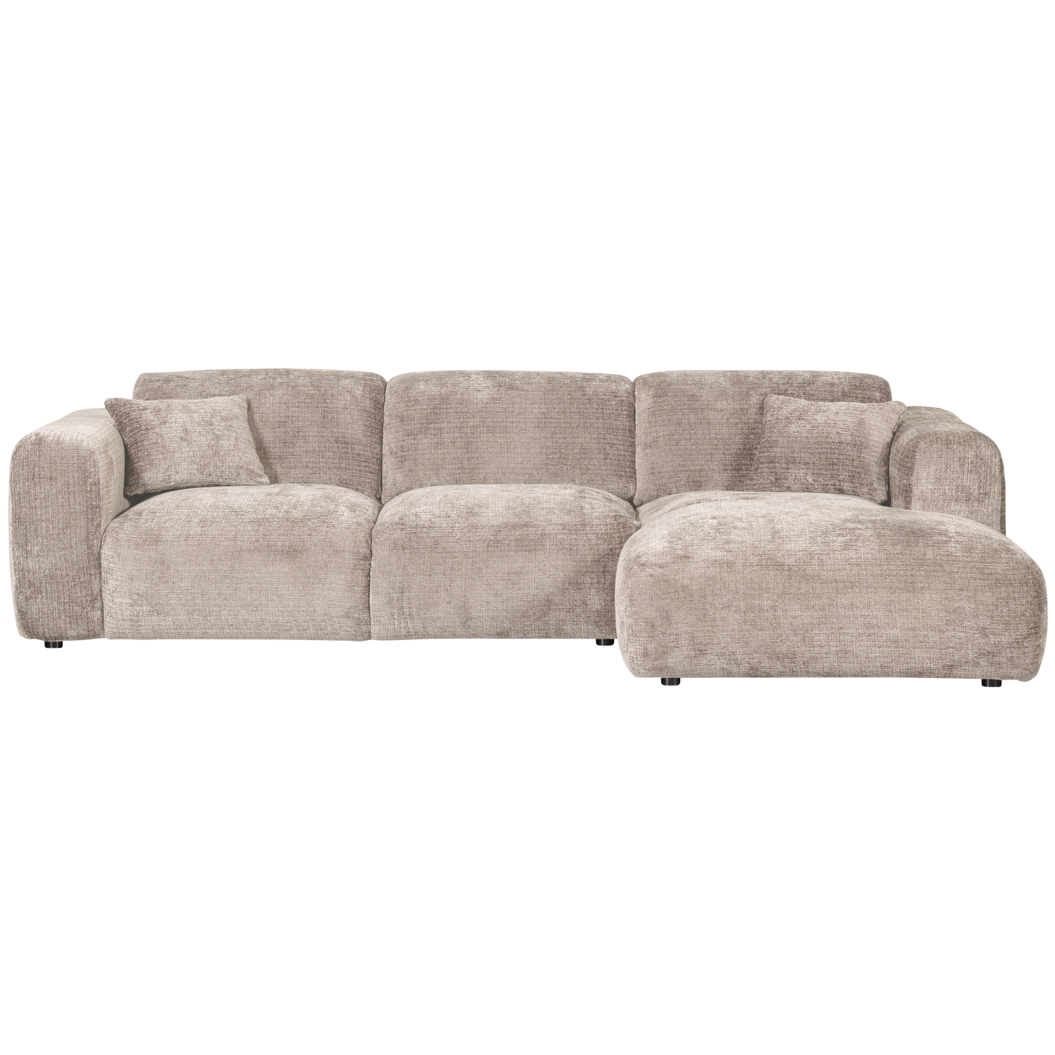 CLOUD CHAISELONGUE RECHTS GEWEBTE CHENILLE NATUR