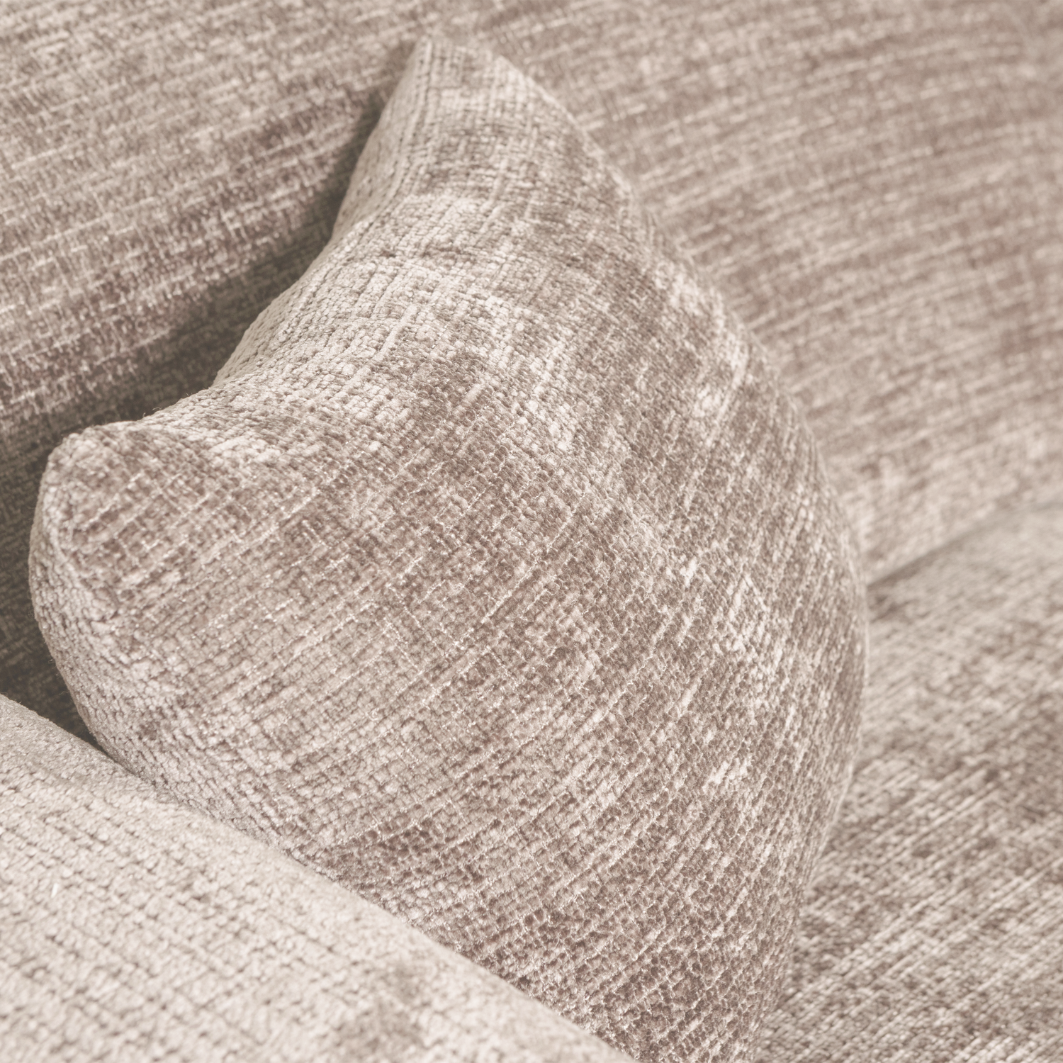 CLOUD CHAISELONGUE RECHTS GEWEBTE CHENILLE NATUR