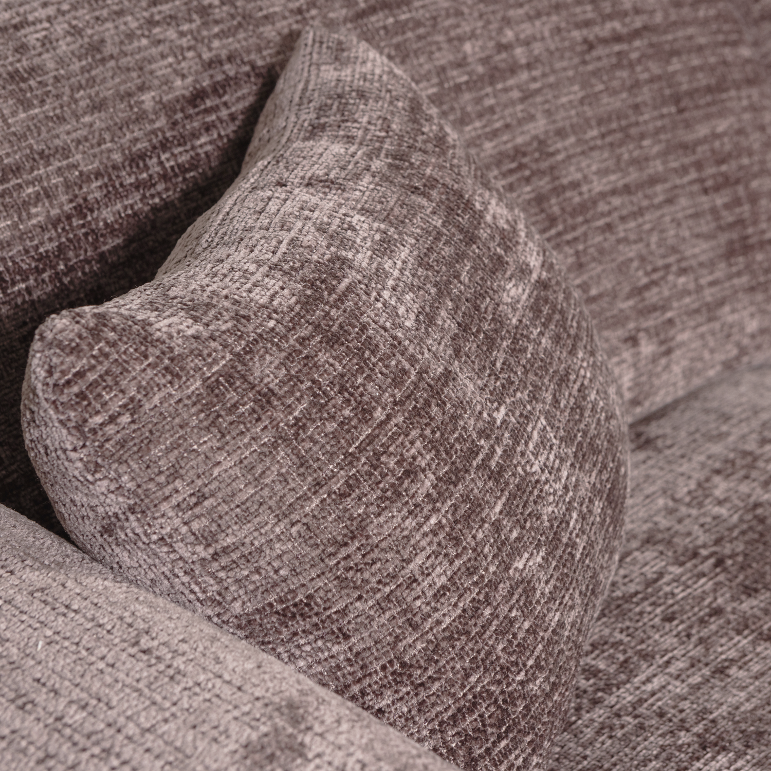 CLOUD CHAISELONGUE RECHTS GEWEBTE CHENILLE TAUPE
