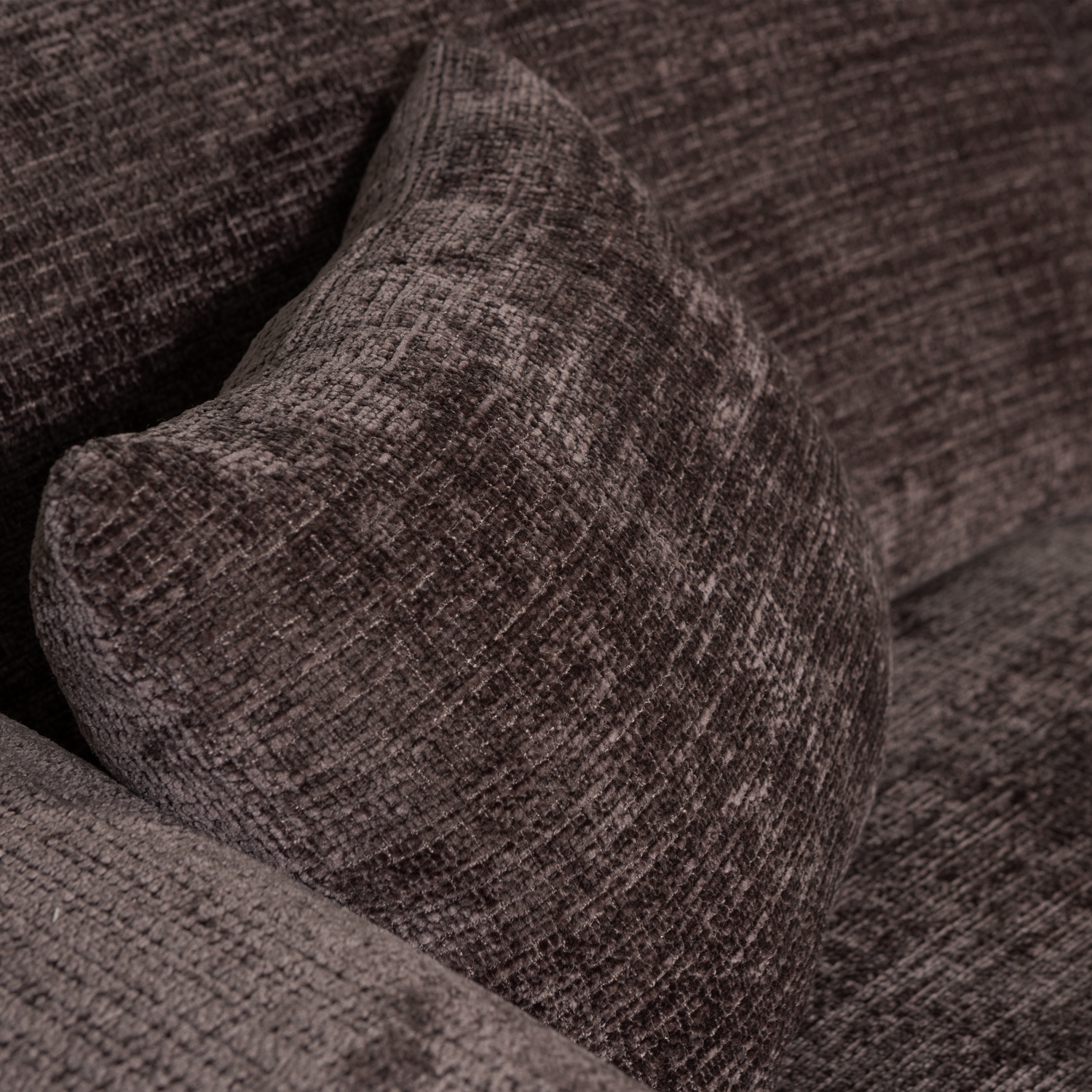 CLOUD CHAISELONGUE RECHTS GEWEBTE CHENILLE WARMES BRAUN