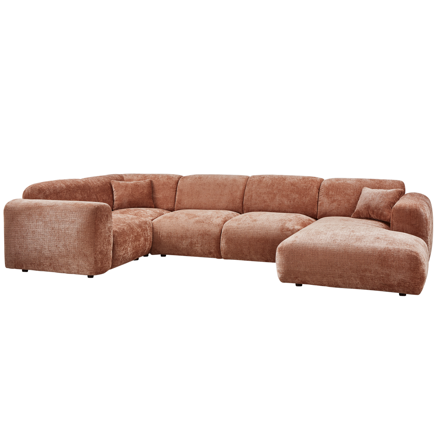 CLOUD ECKSOFA LINKS GEWEBTE CHENILLE TERRA