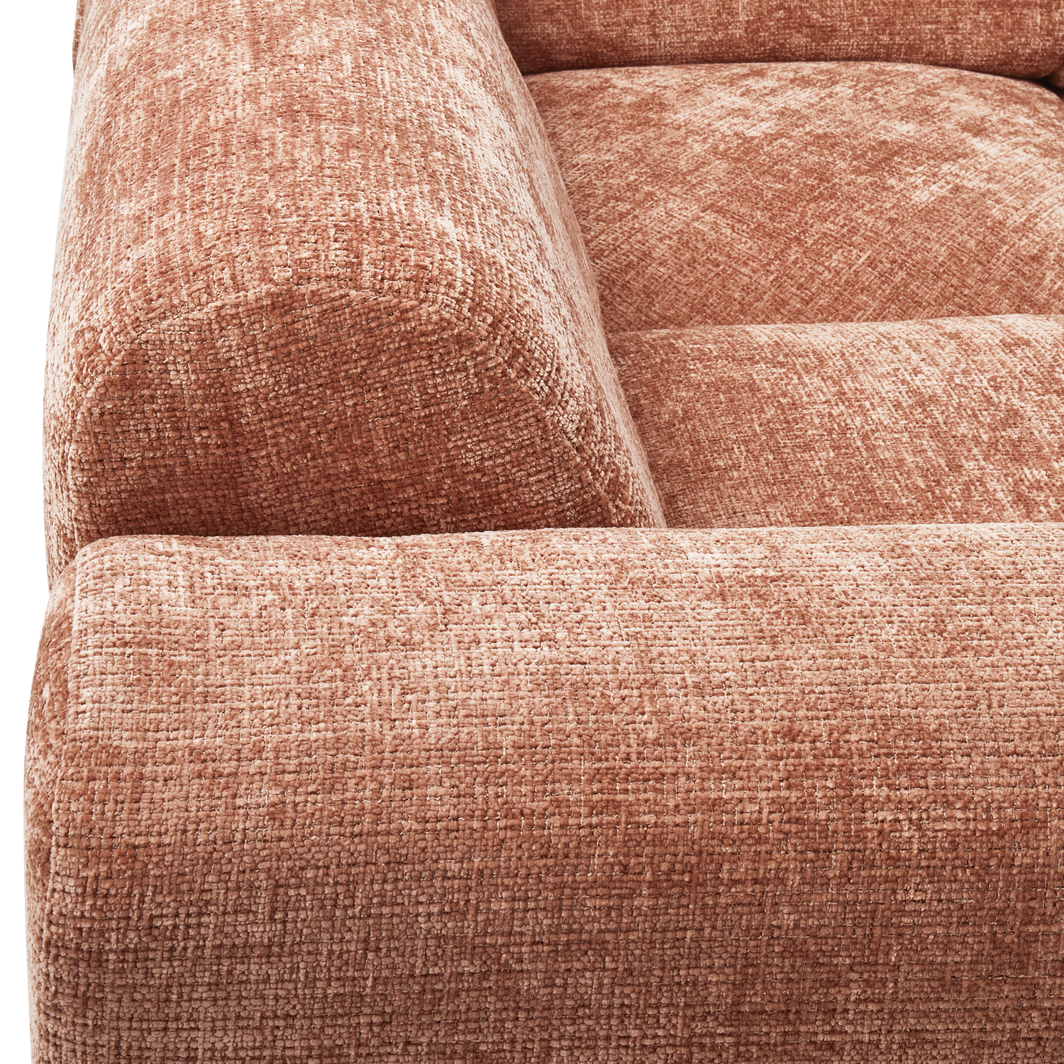 CLOUD ECKSOFA LINKS GEWEBTE CHENILLE TERRA