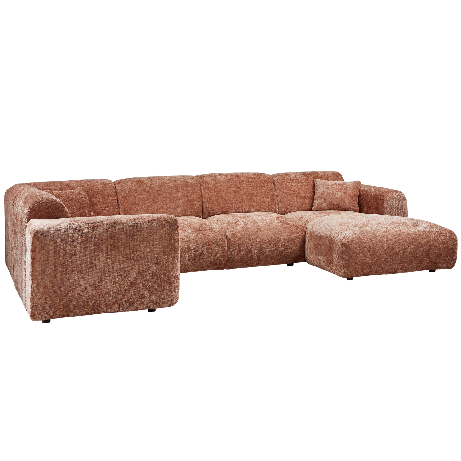 CLOUD ECKSOFA LINKS GEWEBTE CHENILLE TERRA