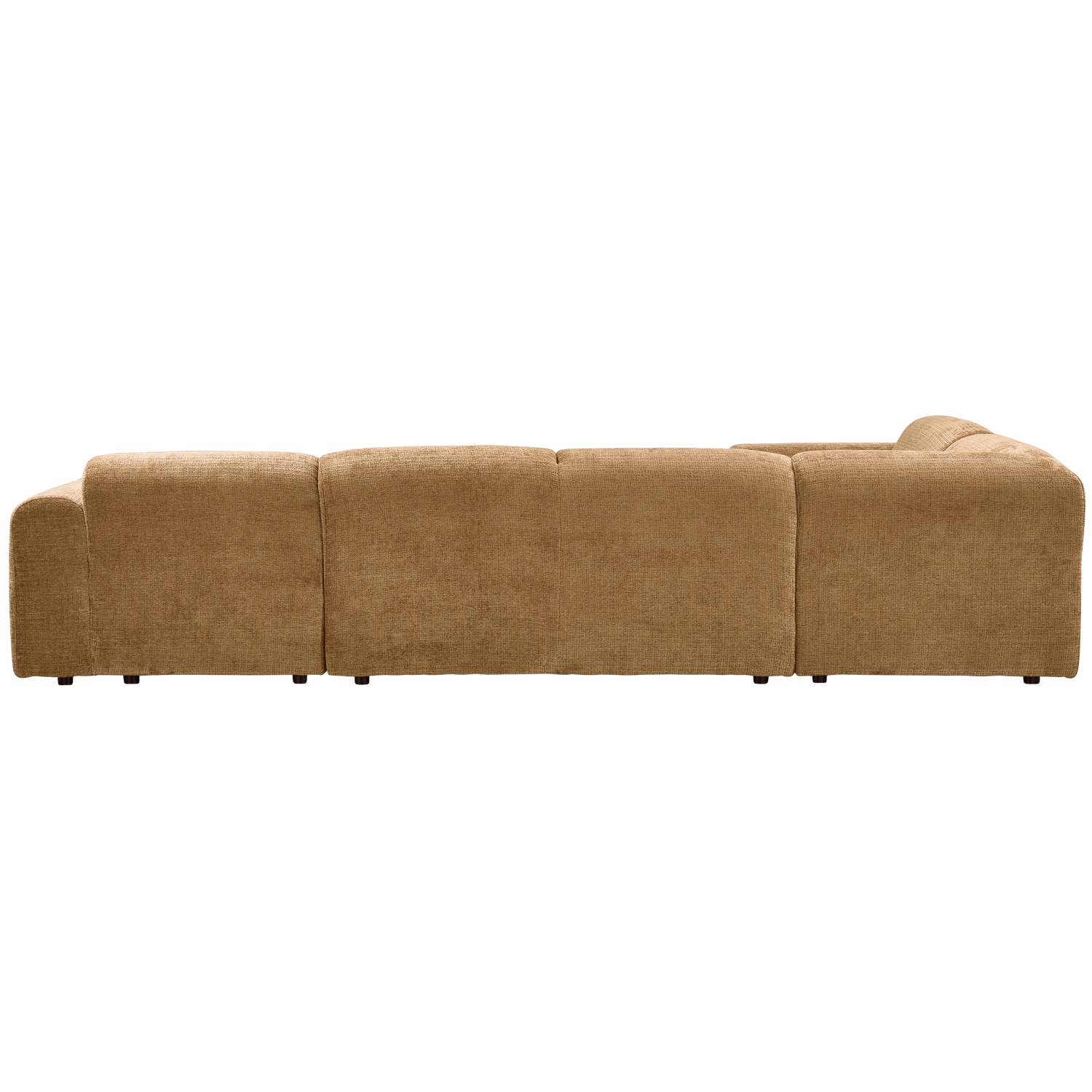 CLOUD ECKSOFA LINKS GEWEBTE CHENILLE HONIGGELB