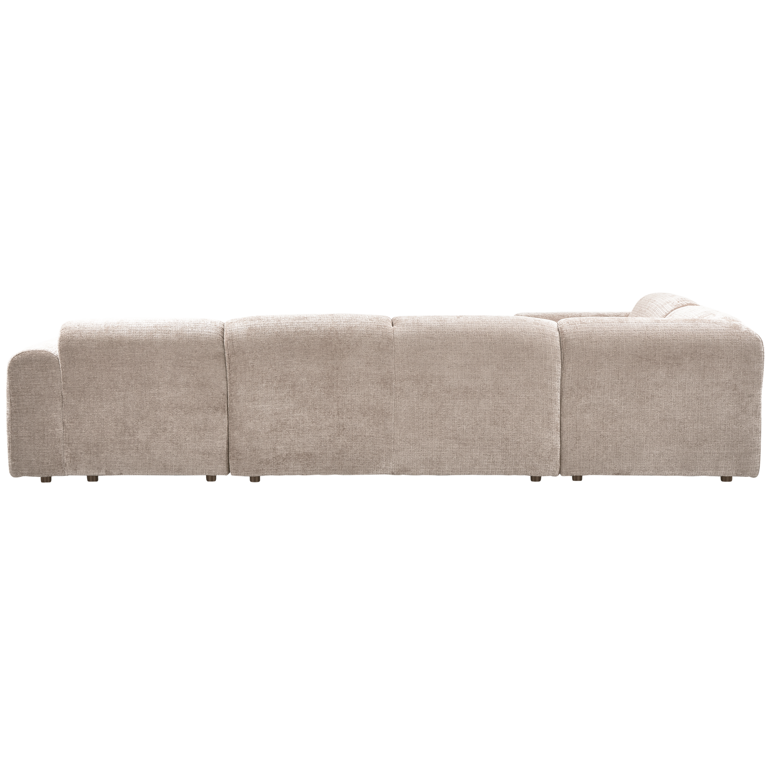 CLOUD ECKSOFA LINKS GEWEBTE CHENILLE NATUR