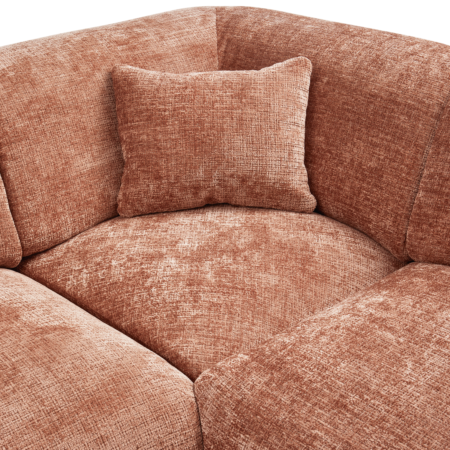 CLOUD ECKSOFA RECHTS GEWEBTE CHENILLE TERRA