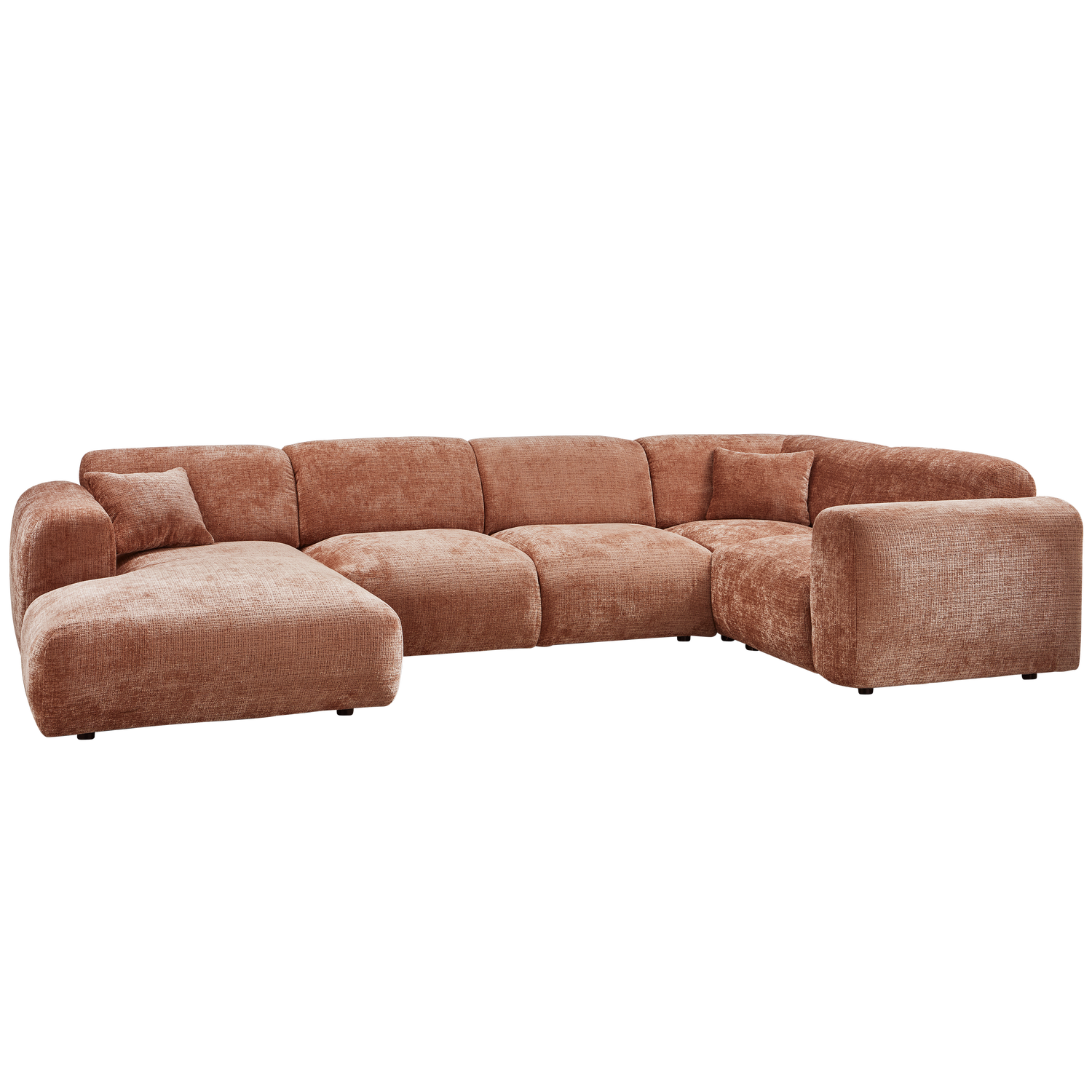 CLOUD ECKSOFA RECHTS GEWEBTE CHENILLE TERRA