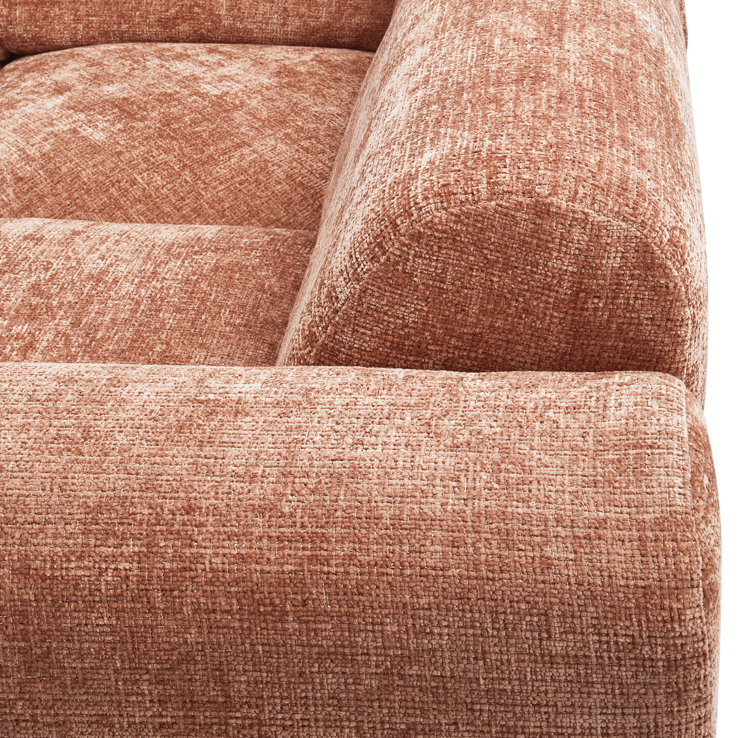 CLOUD ECKSOFA RECHTS GEWEBTE CHENILLE TERRA