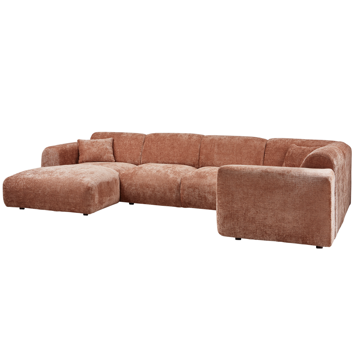 CLOUD ECKSOFA RECHTS GEWEBTE CHENILLE TERRA