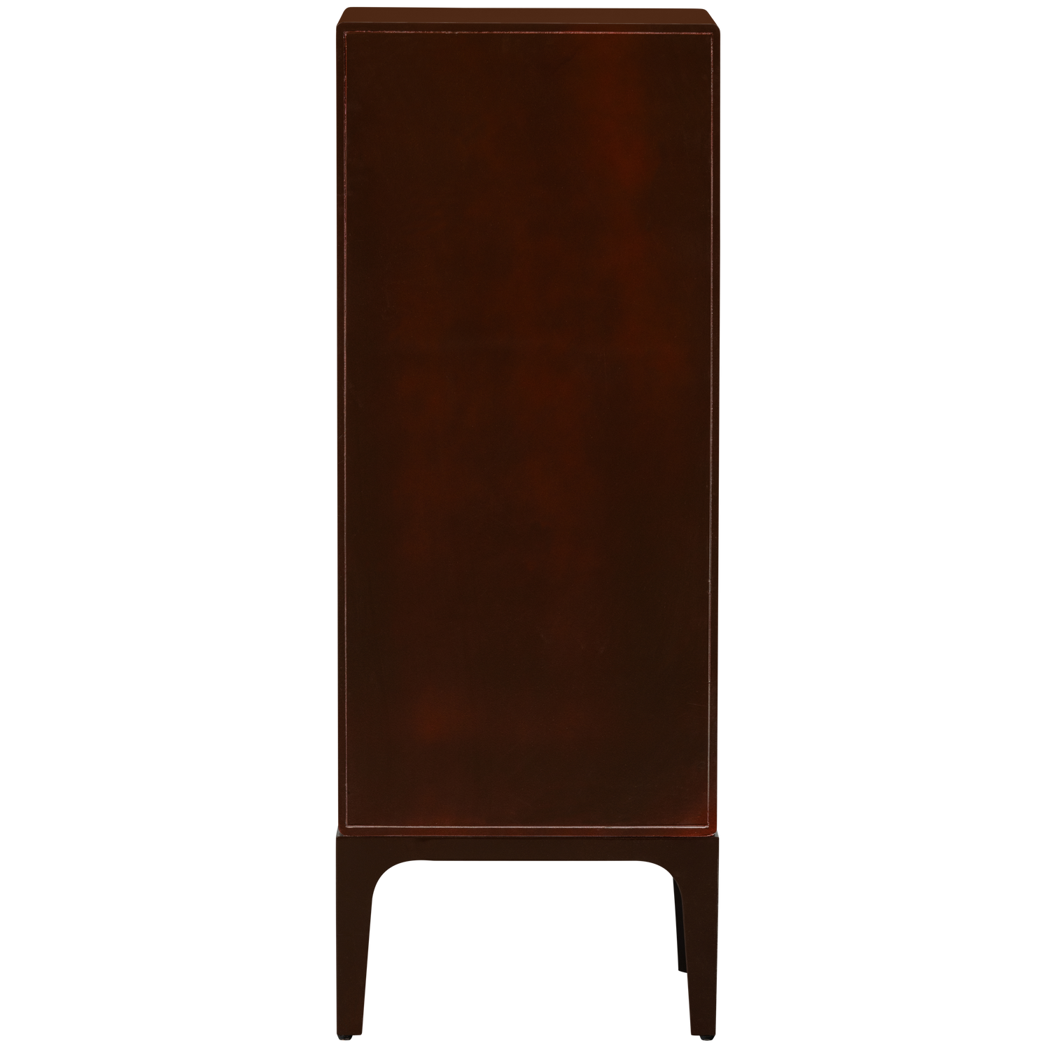 MERGE KOMMODE 6 SCHUBLADEN HOLZ BRAUN/ROT