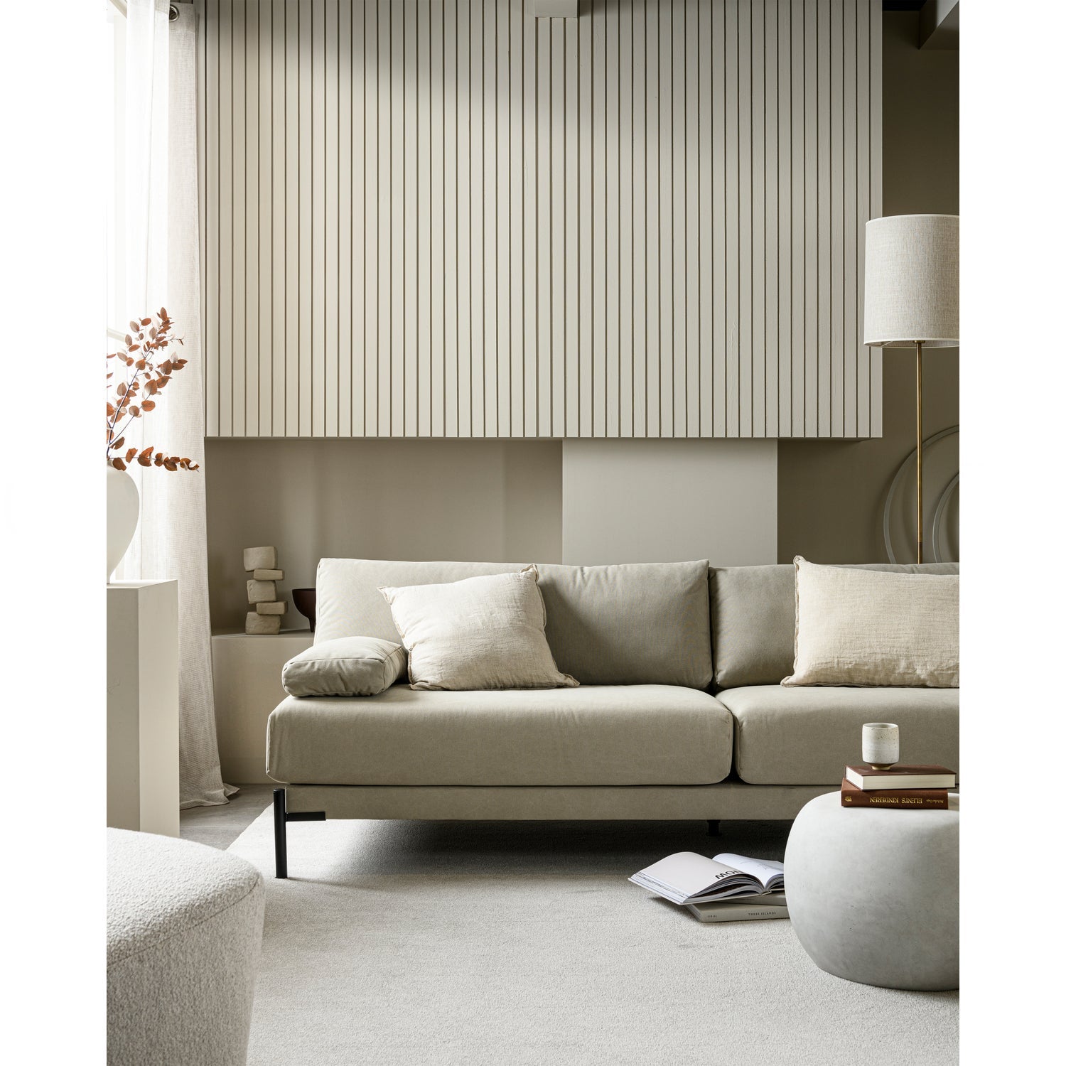 PEBBLE COUCHTISCH WEISS 35xO50