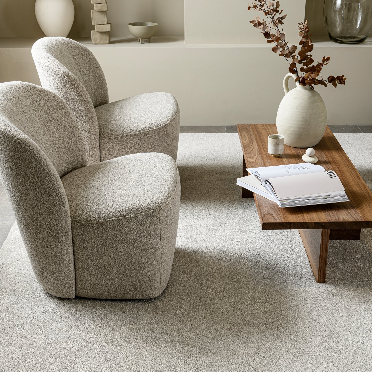LOFTY SESSEL BOUCLE NATUREL