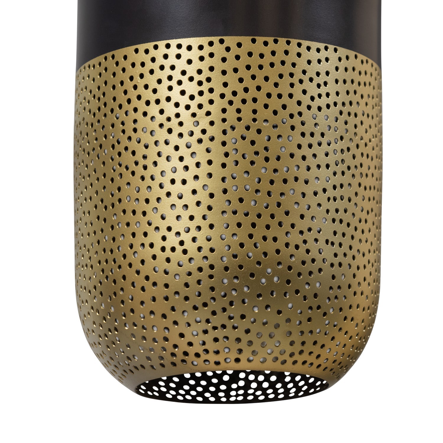 TIRSA HANGENDE LAMPE 46CM METAL SCHWARZ BRASS