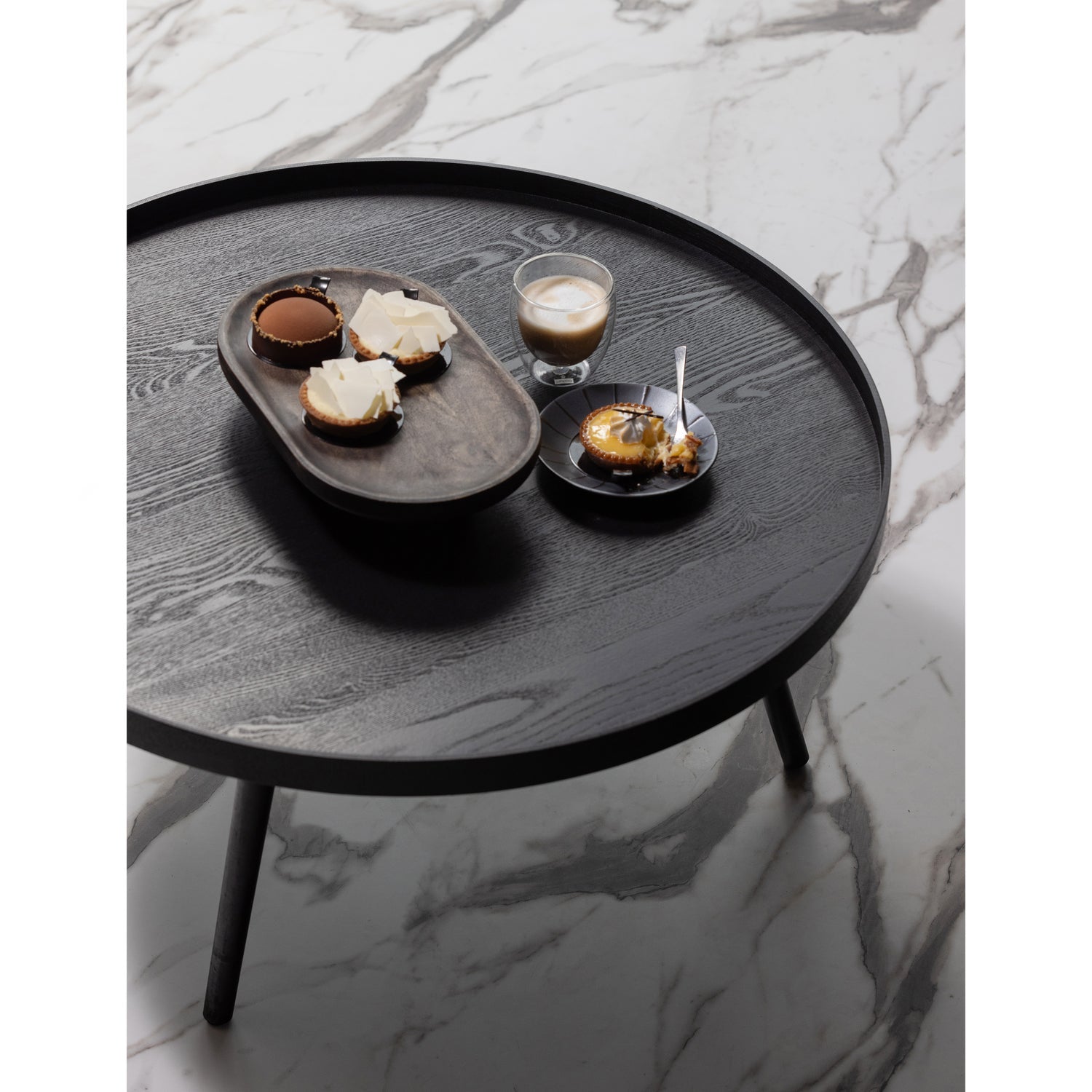 MESA XL HOLZ BEISTELLTISCH SCHWARZ