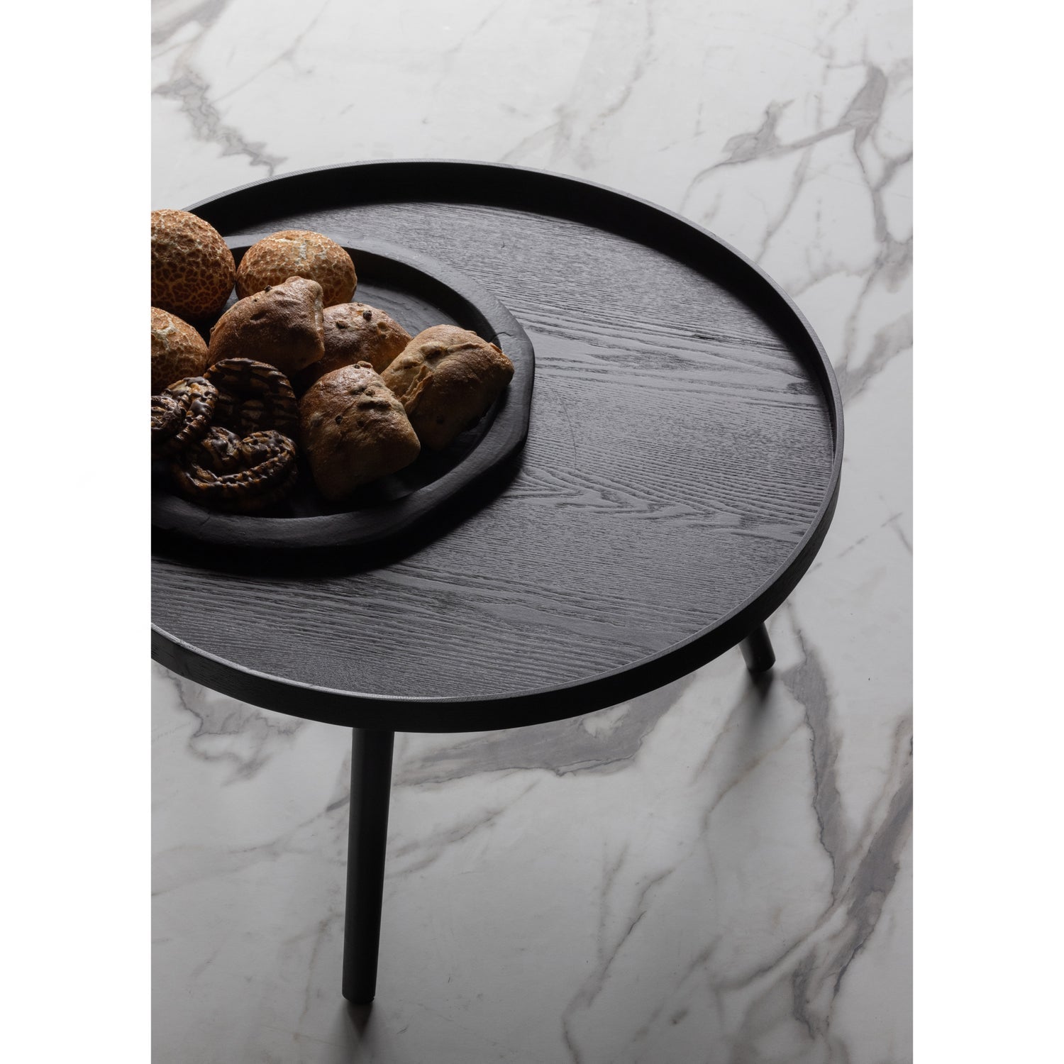 MESA L HOLZ BEISTELLTISCH SCHWARZ