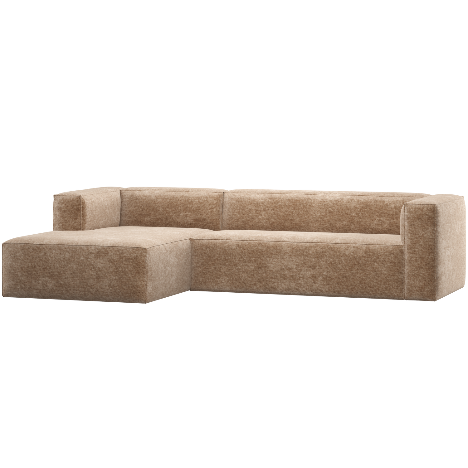 BEAN ECKBANK LINKS CHENILLE VELVET PFIRSICHROSA
