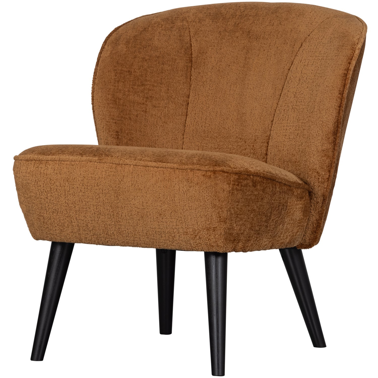 SARA SESSEL STRUCTURE VELVET COGNAC