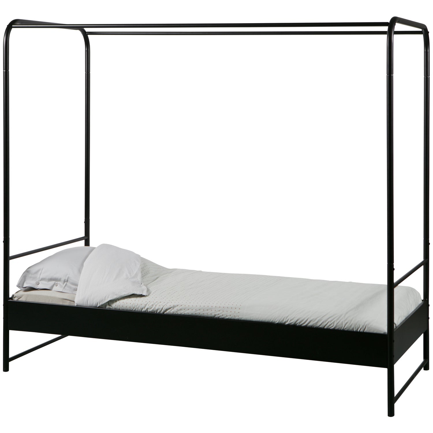 BUNK BETT METALL SCHWARZ 90x200 CM